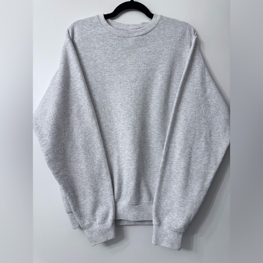 Joes USA Light Heather Grey Crewneck Sweatshirt - Sz M